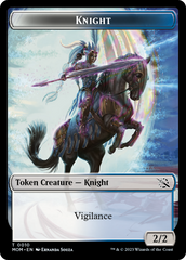 Soldier // Knight Double-Sided Token [March of the Machine Tokens] | Rook's Games and More