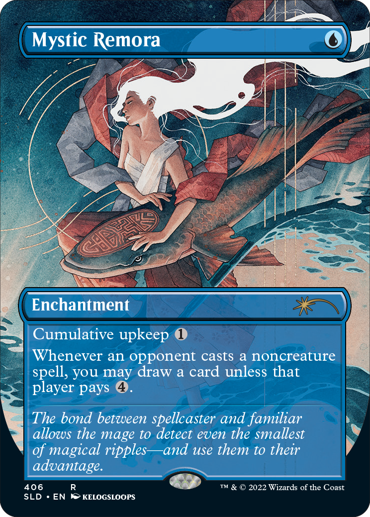 Mystic Remora (Borderless) [Secret Lair Drop Series] | Rook's Games and More