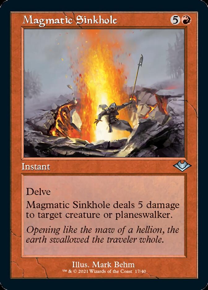 Magmatic Sinkhole (Retro) [Modern Horizons] | Rook's Games and More