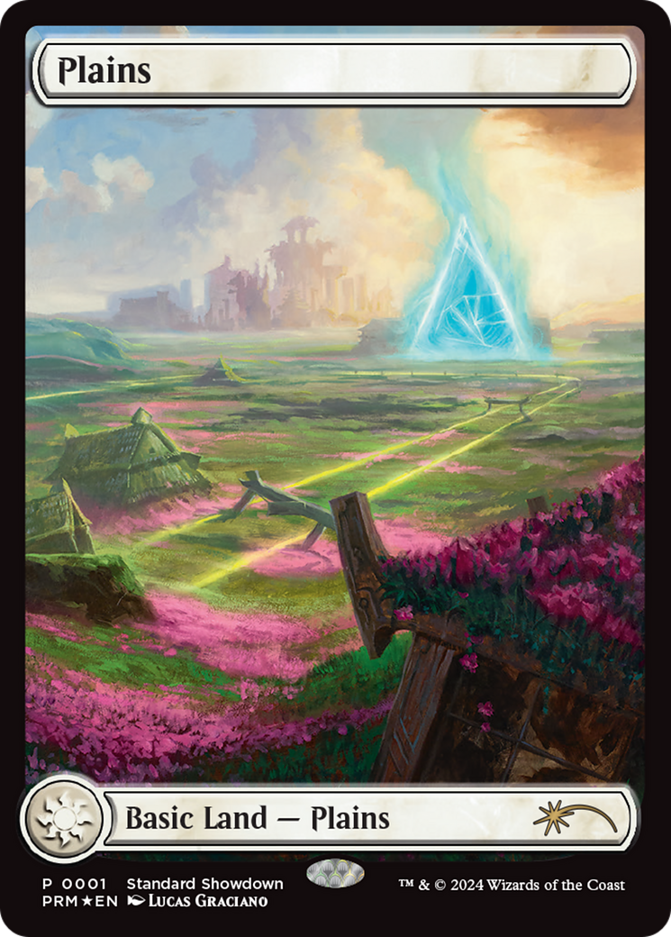 Plains (Lucas Graciano) [Standard Showdown Promos] | Rook's Games and More