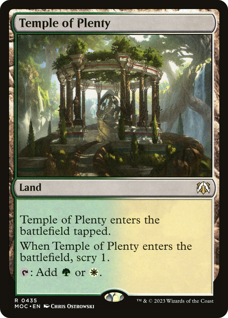 Temple of Plenty [March of the Machine Commander] | Rook's Games and More