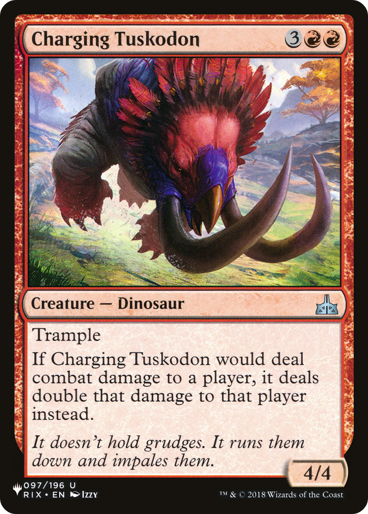 Charging Tuskodon [The List Reprints] | Rook's Games and More