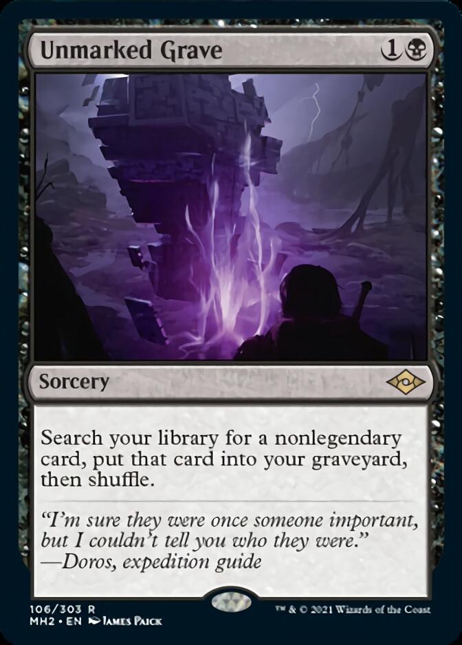 Unmarked Grave [Modern Horizons 2] | Rook's Games and More