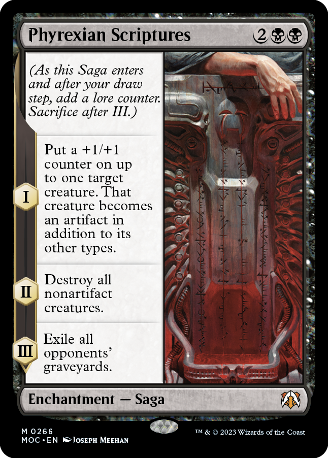 Phyrexian Scriptures [March of the Machine Commander] | Rook's Games and More
