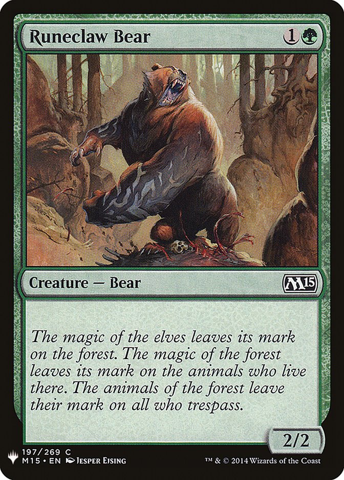 Runeclaw Bear [Mystery Booster] | Rook's Games and More