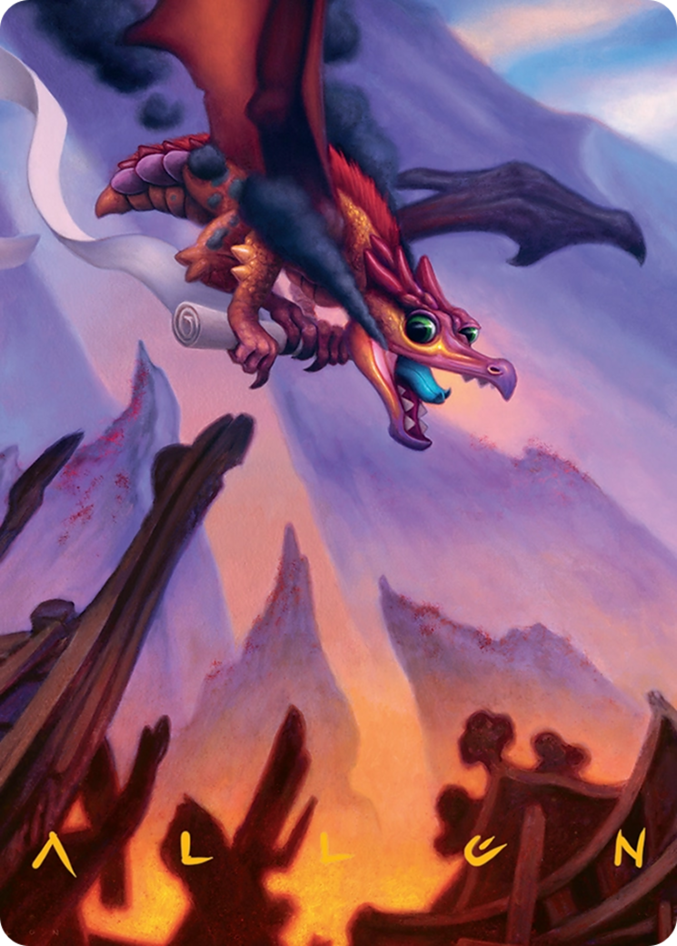 Scavenger Regent Art Card (45/54) [Tarkir: Dragonstorm Art Series] | Rook's Games and More