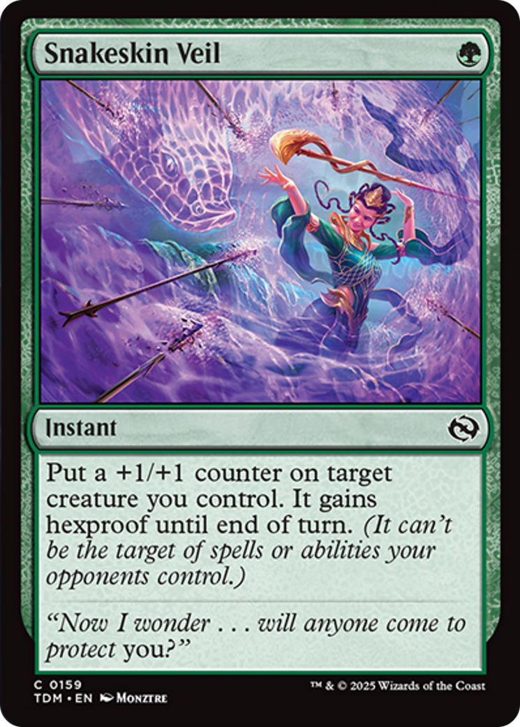 Snakeskin Veil [Tarkir: Dragonstorm] | Rook's Games and More
