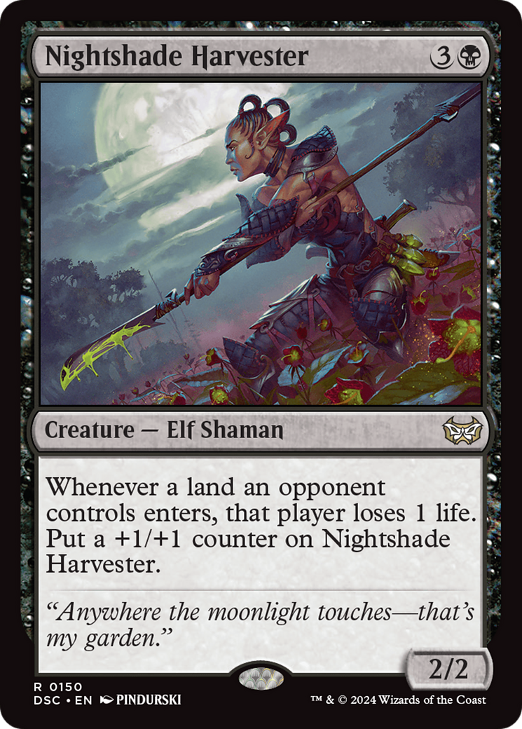Nightshade Harvester [Duskmourn: House of Horror Commander] | Rook's Games and More