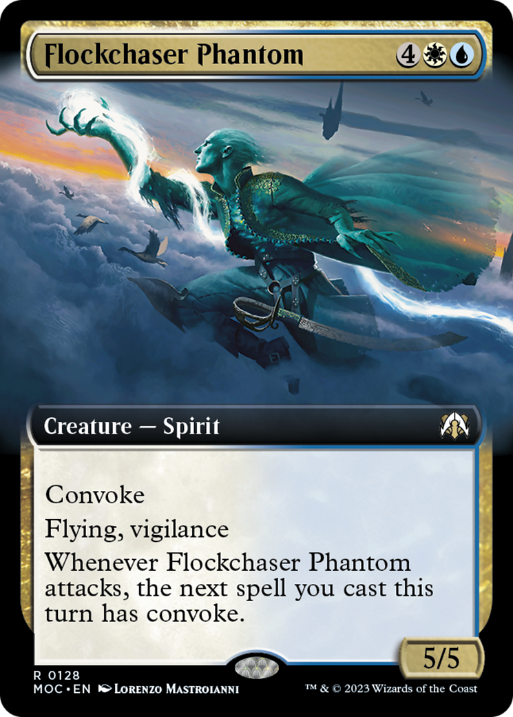 Flockchaser Phantom (Extended Art) [March of the Machine Commander] | Rook's Games and More