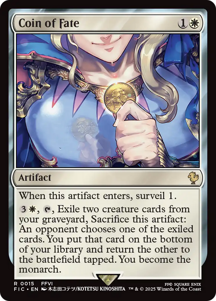 Coin of Fate [FINAL FANTASY Commander] | Rook's Games and More