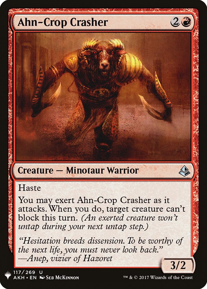 Ahn-Crop Crasher [Mystery Booster] | Rook's Games and More