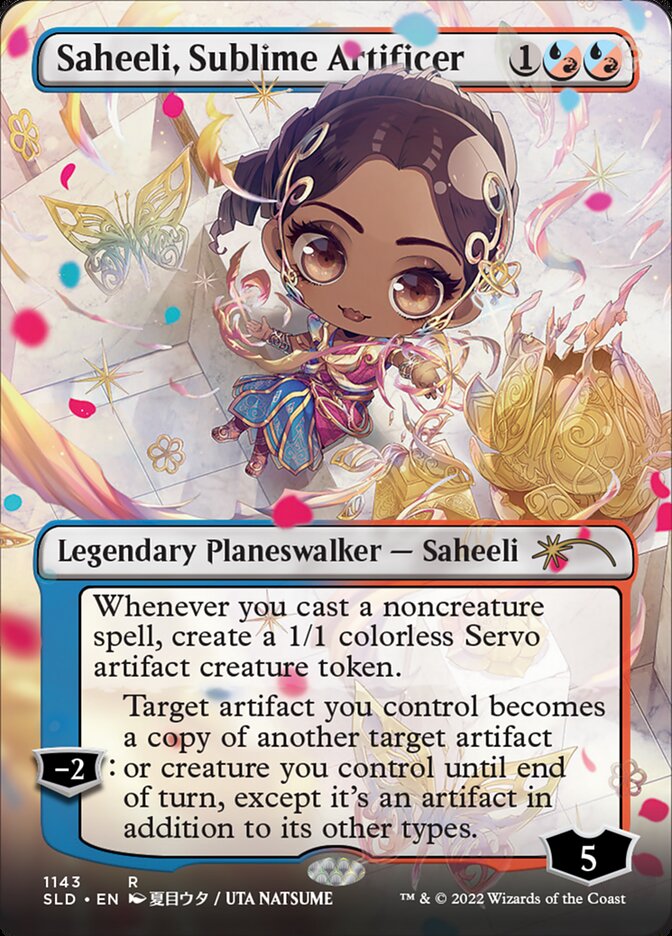 Saheeli, Sublime Artificer (Borderless) [Secret Lair Drop Series] | Rook's Games and More