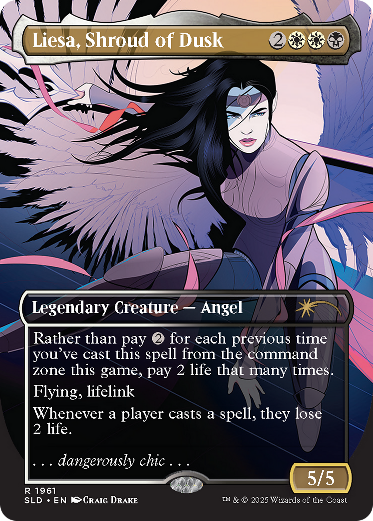 Liesa, Shroud of Dusk (Rainbow Foil) [Secret Lair Drop Series] | Rook's Games and More