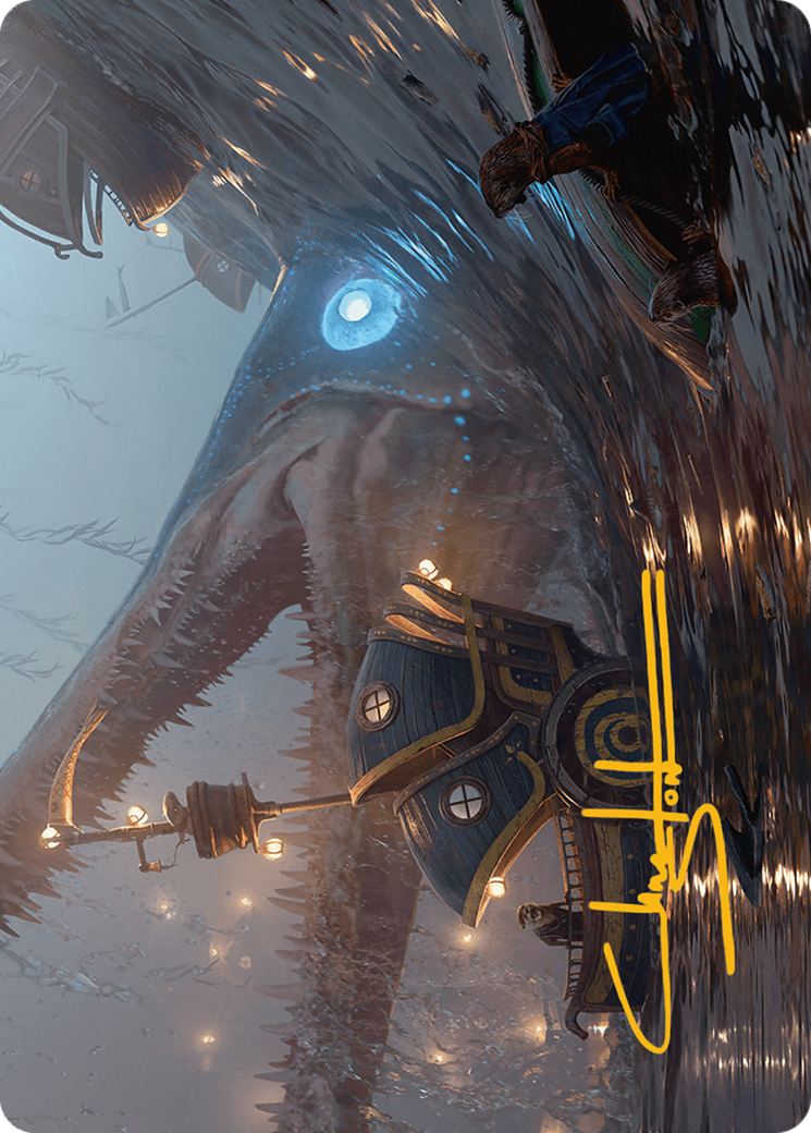 Eluge, the Shoreless Sea Art Card (Gold-Stamped Signature) [Bloomburrow Art Series] | Rook's Games and More