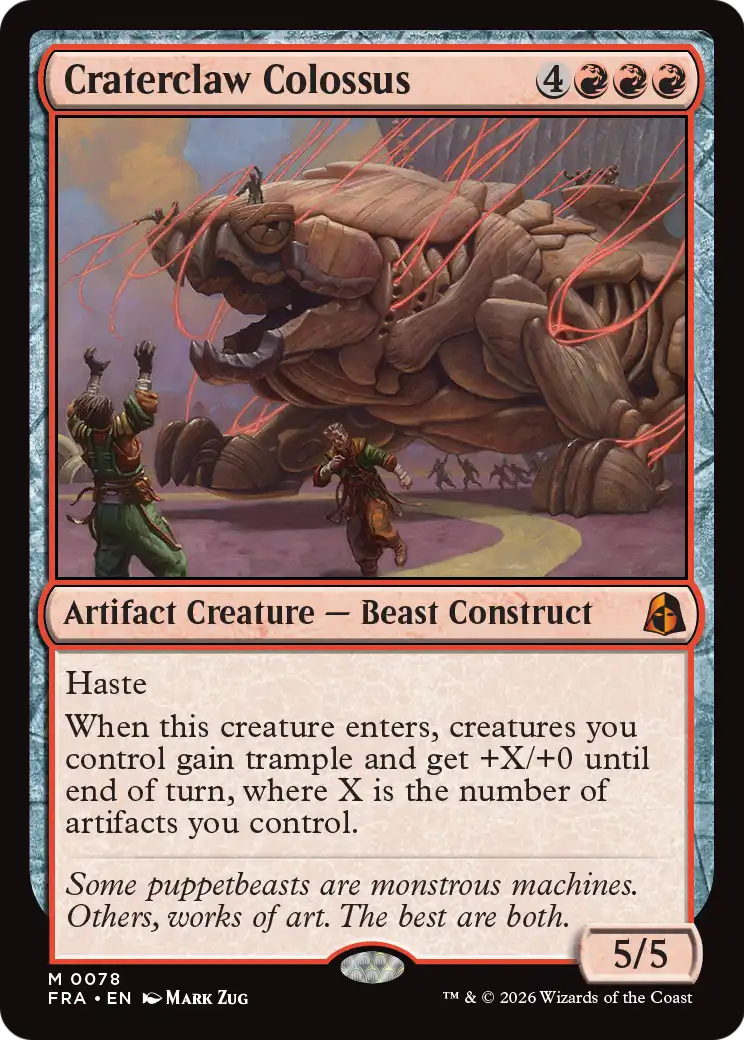 Craterclaw Colossus [Reality Fracture] | Rook's Games and More