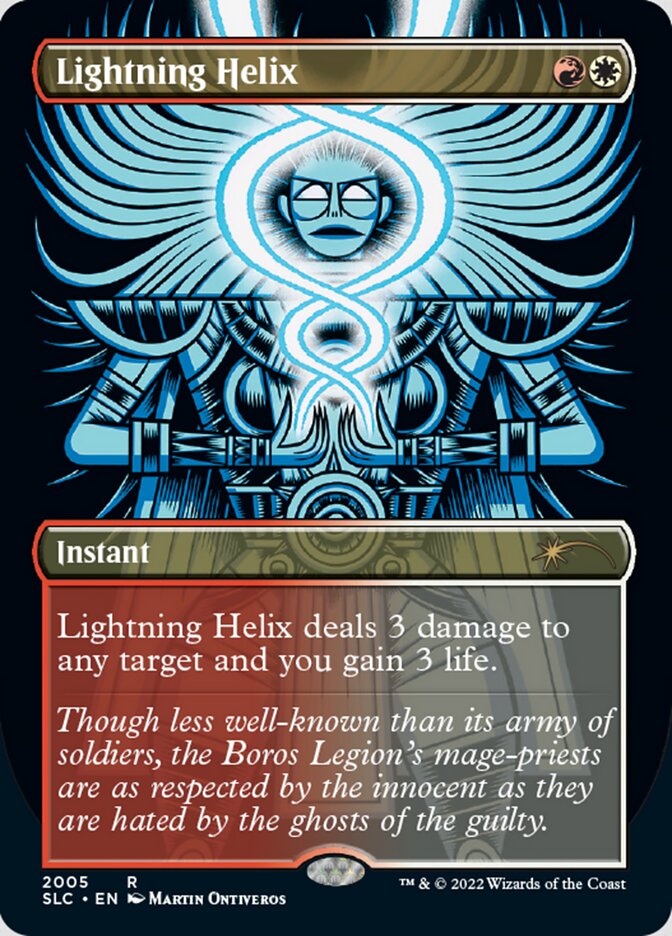 Lightning Helix (Borderless) [Secret Lair Countdown Kit] | Rook's Games and More