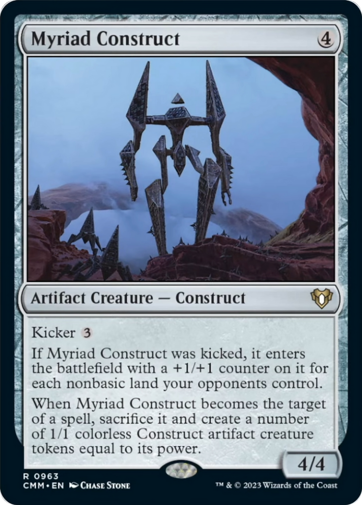 Myriad Construct [Commander Masters] | Rook's Games and More