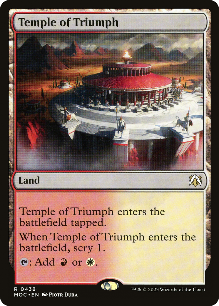 Temple of Triumph [March of the Machine Commander] | Rook's Games and More