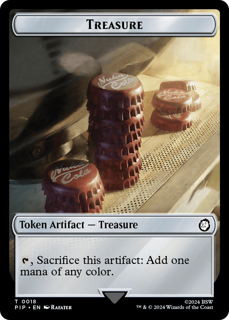 Junk // Treasure Double-Sided Token [Fallout Tokens] | Rook's Games and More