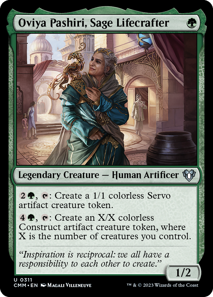 Oviya Pashiri, Sage Lifecrafter [Commander Masters] | Rook's Games and More