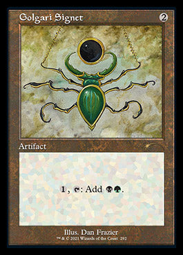 Golgari Signet (Retro) [Secret Lair Drop Series] | Rook's Games and More