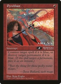 Pyroblast (4th Place) (Oversized) [Oversize Cards] | Rook's Games and More