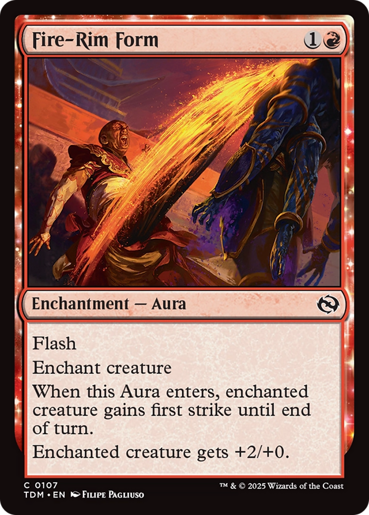 Fire-Rim Form [Tarkir: Dragonstorm] | Rook's Games and More