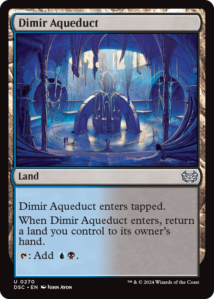 Dimir Aqueduct [Duskmourn: House of Horror Commander] | Rook's Games and More