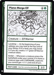 Plane-Merge Elf [Mystery Booster Playtest Cards]