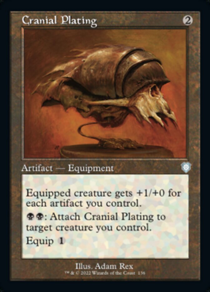 Cranial Plating (Retro) [The Brothers' War Commander] | Rook's Games and More