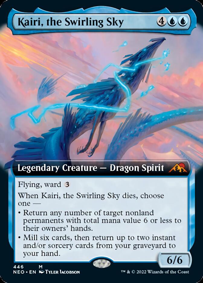 Kairi, the Swirling Sky (Extended Art) [Kamigawa: Neon Dynasty] | Rook's Games and More