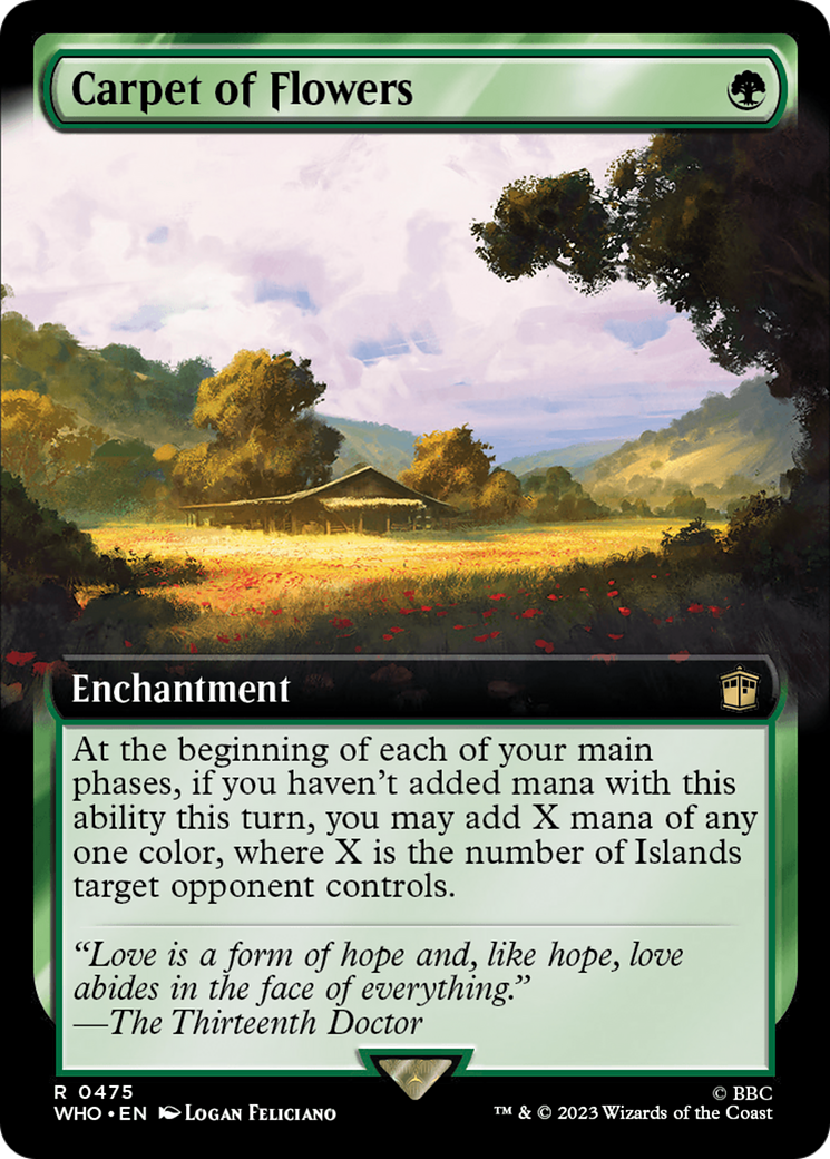 Carpet of Flowers (Extended Art) [Doctor Who] | Rook's Games and More