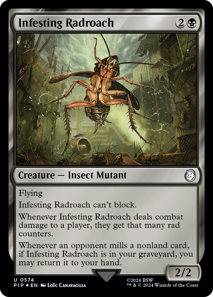 Infesting Radroach (Surge Foil) [Fallout] | Rook's Games and More