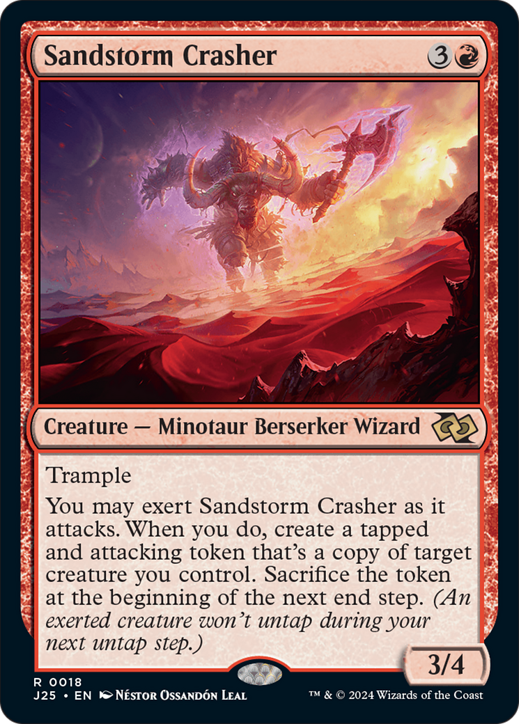 Sandstorm Crasher [Foundations Jumpstart] | Rook's Games and More