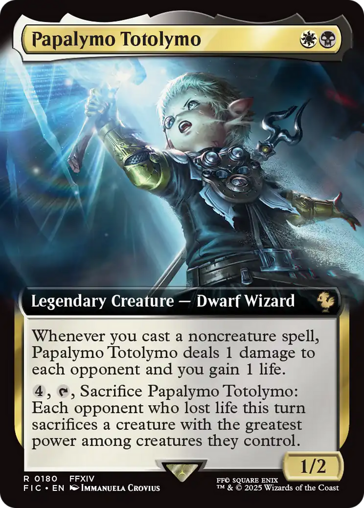 Papalymo Totolymo (Extended Art) [FINAL FANTASY Commander] | Rook's Games and More