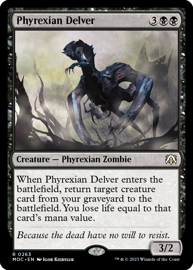 Phyrexian Delver [March of the Machine Commander] | Rook's Games and More