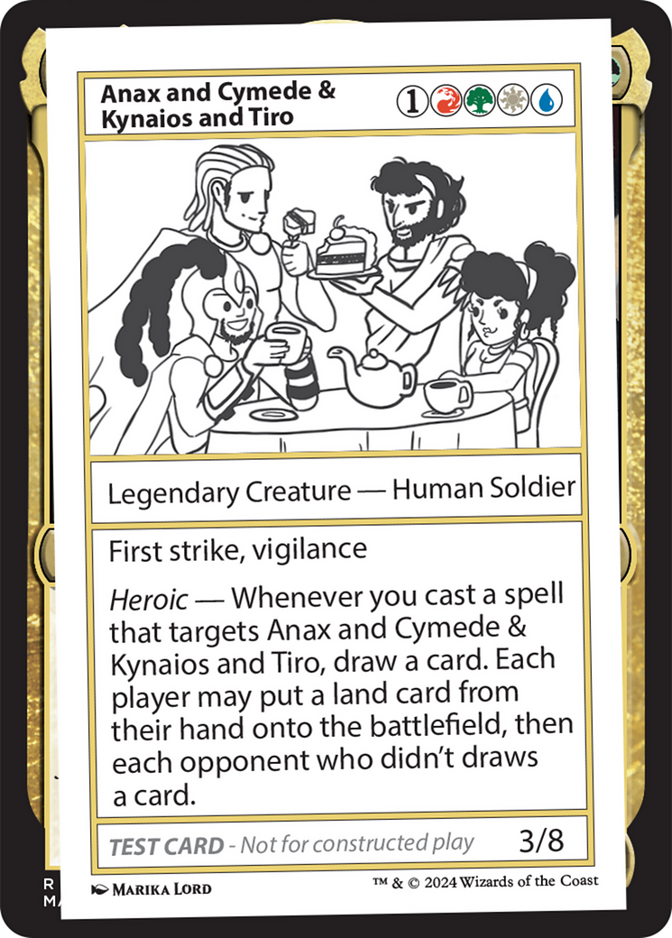 Anax and Cymede & Kynaios and Tiro [Mystery Booster 2 Playtest Cards] | Rook's Games and More