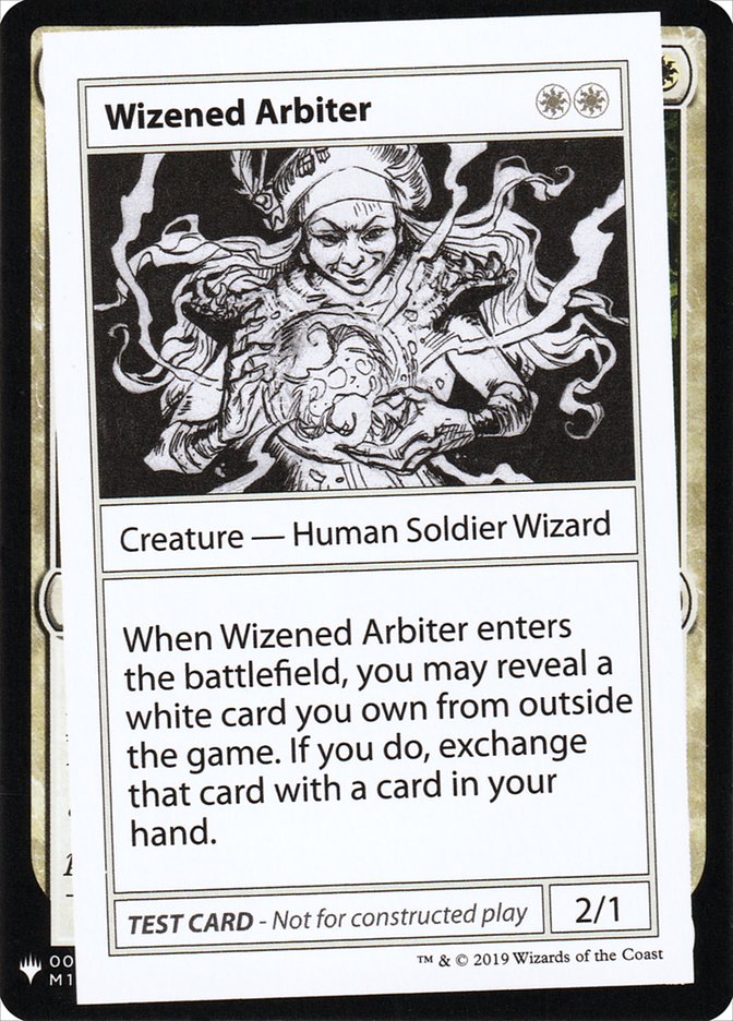 Wizened Arbiter [Mystery Booster Playtest Cards] | Rook's Games and More