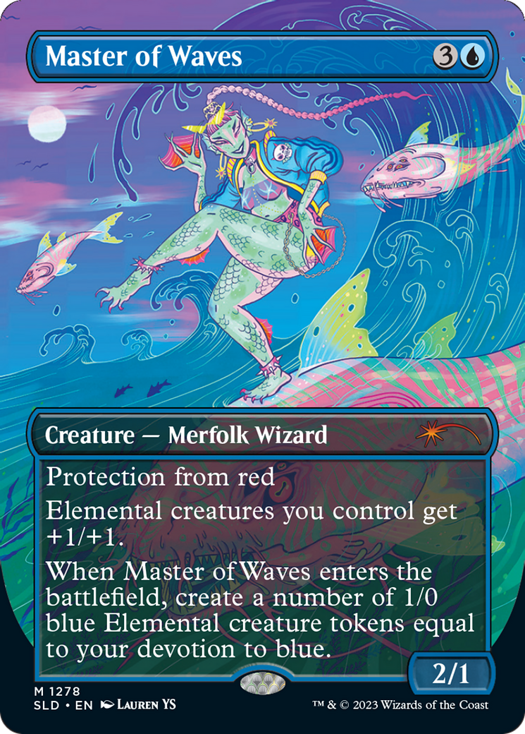 Master of Waves (Borderless) [Secret Lair Drop Series] | Rook's Games and More