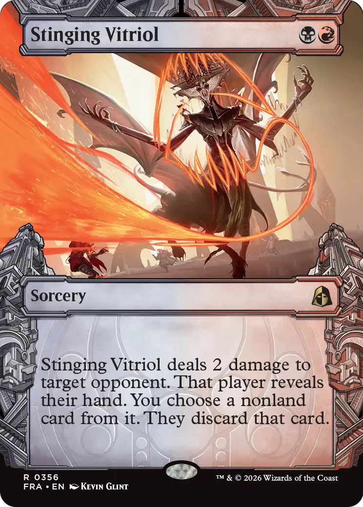 Stinging Vitriol (Showcase) [Reality Fracture] | Rook's Games and More