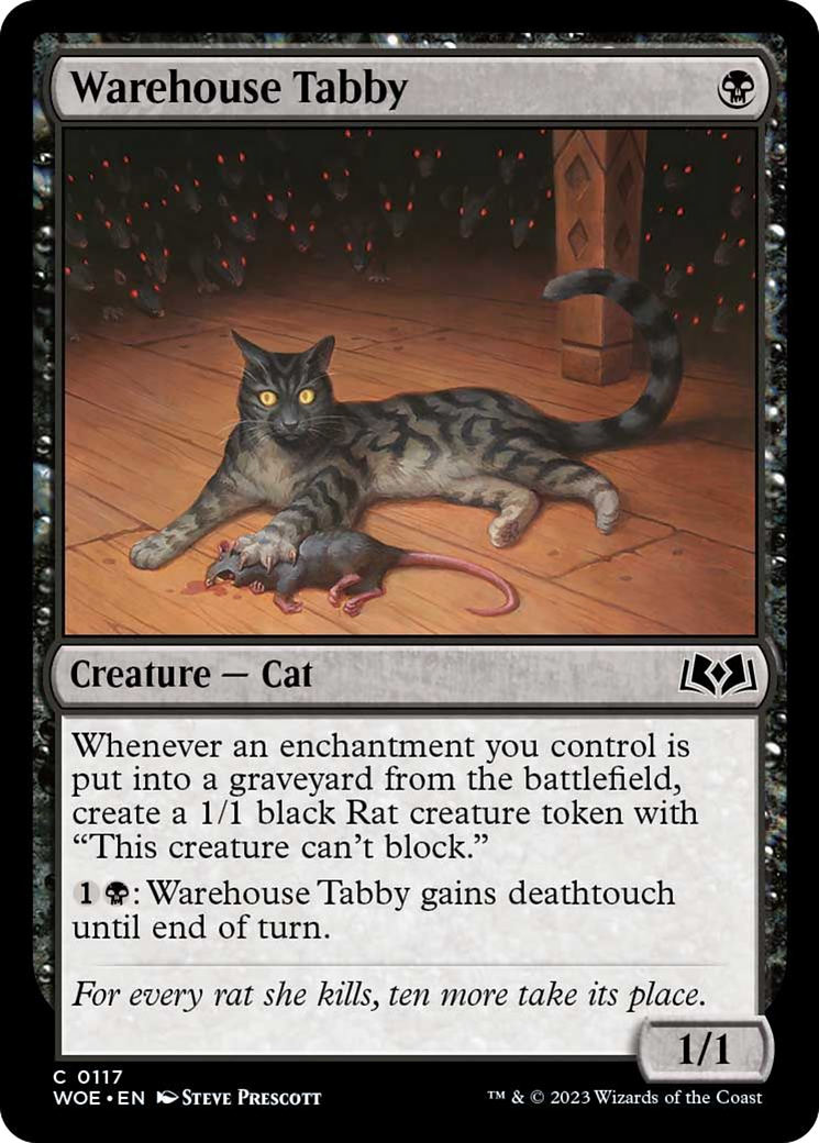 Warehouse Tabby [Wilds of Eldraine] | Rook's Games and More