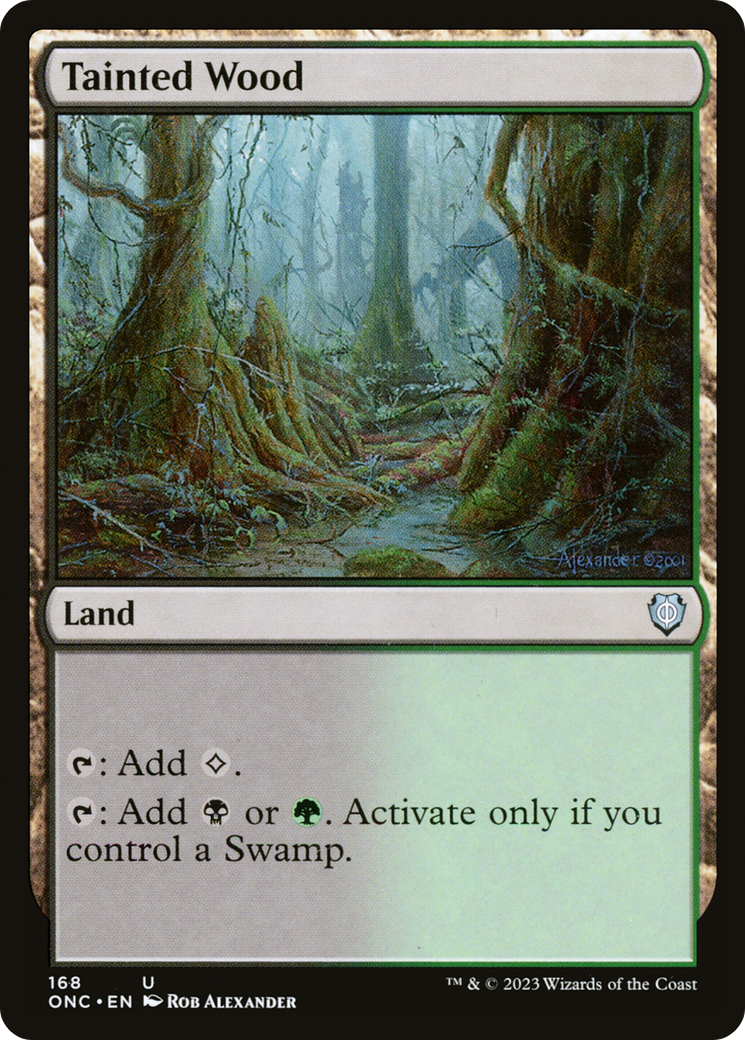 Tainted Wood [Phyrexia: All Will Be One Commander] | Rook's Games and More