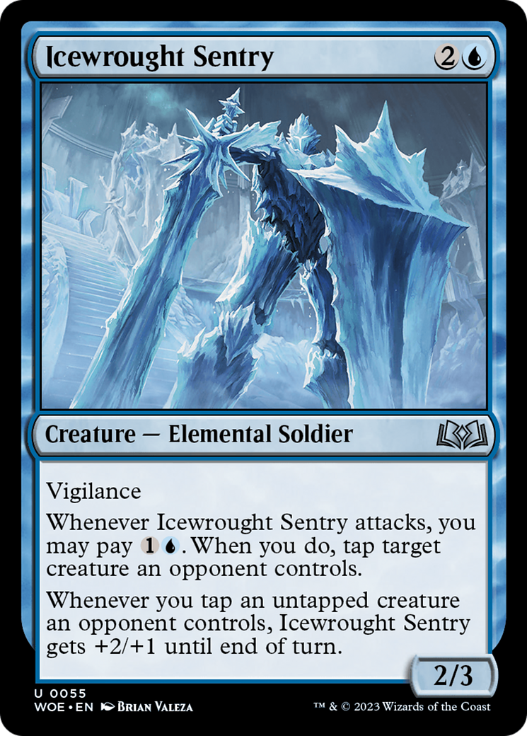 Icewrought Sentry [Wilds of Eldraine] | Rook's Games and More