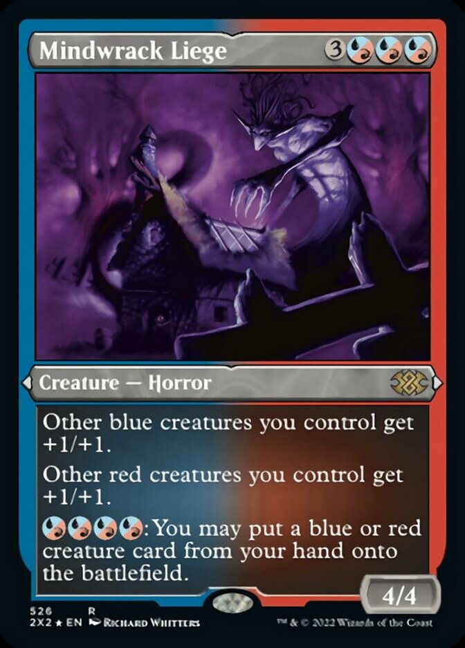 Mindwrack Liege (Foil Etched) [Double Masters 2022] | Rook's Games and More