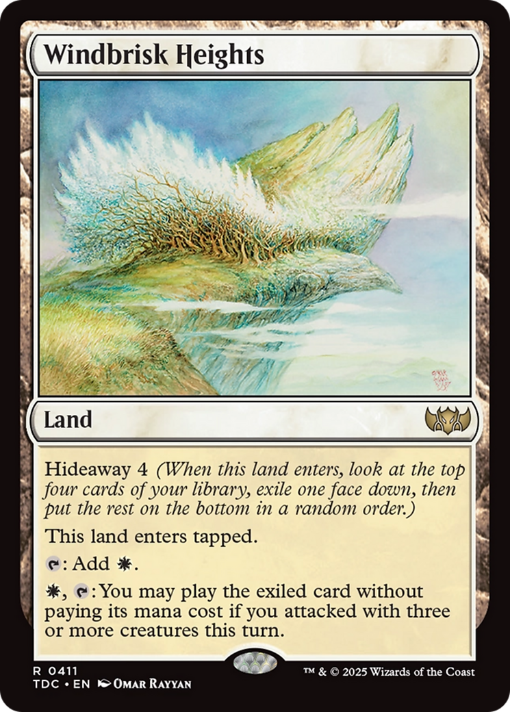 Windbrisk Heights [Tarkir: Dragonstorm Commander] | Rook's Games and More