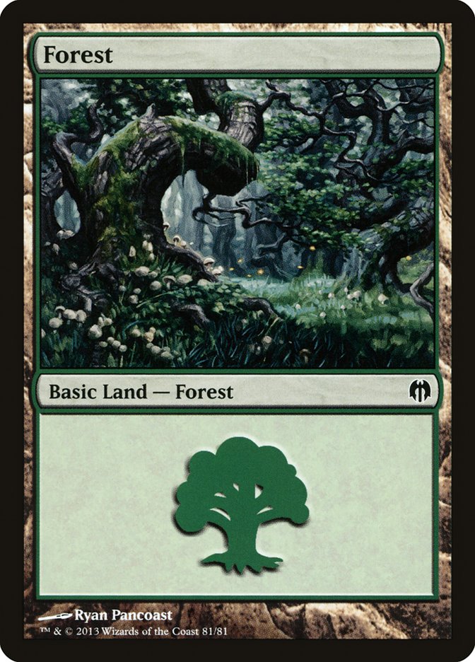 Forest (81) [Duel Decks: Heroes vs. Monsters] | Rook's Games and More