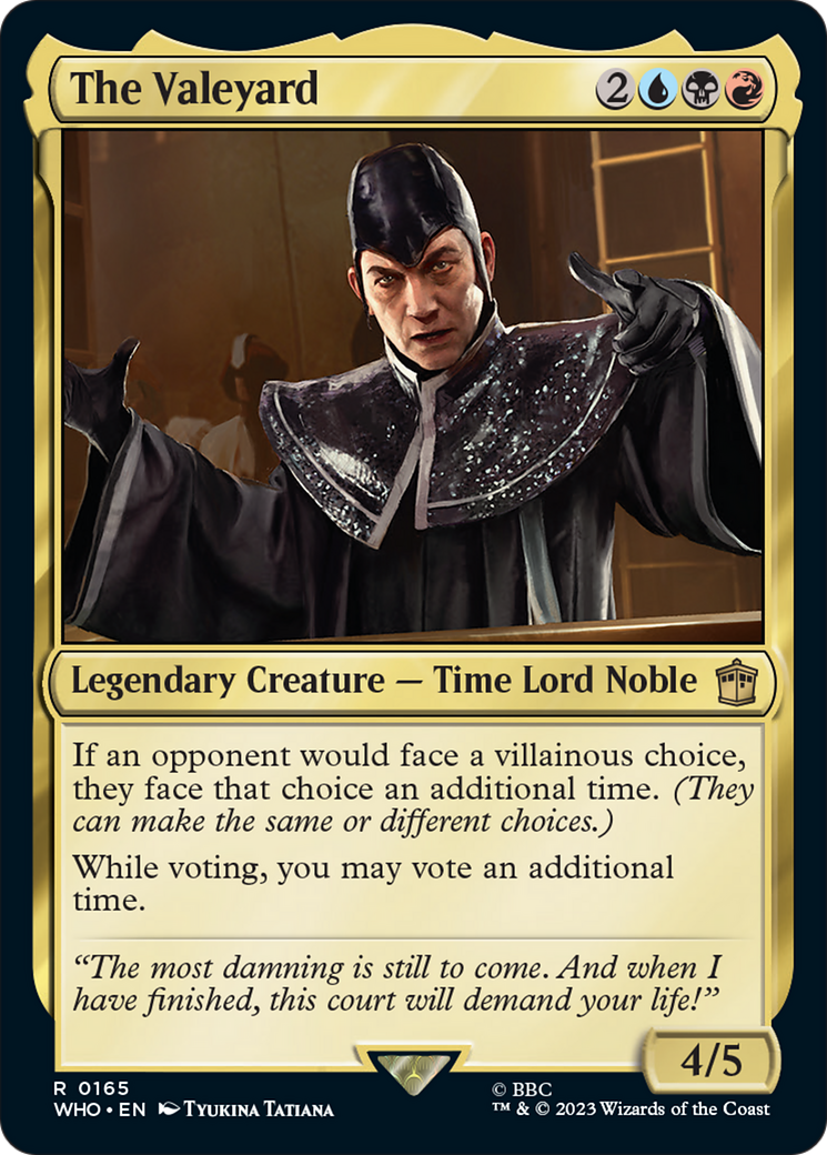 The Valeyard [Doctor Who] | Rook's Games and More