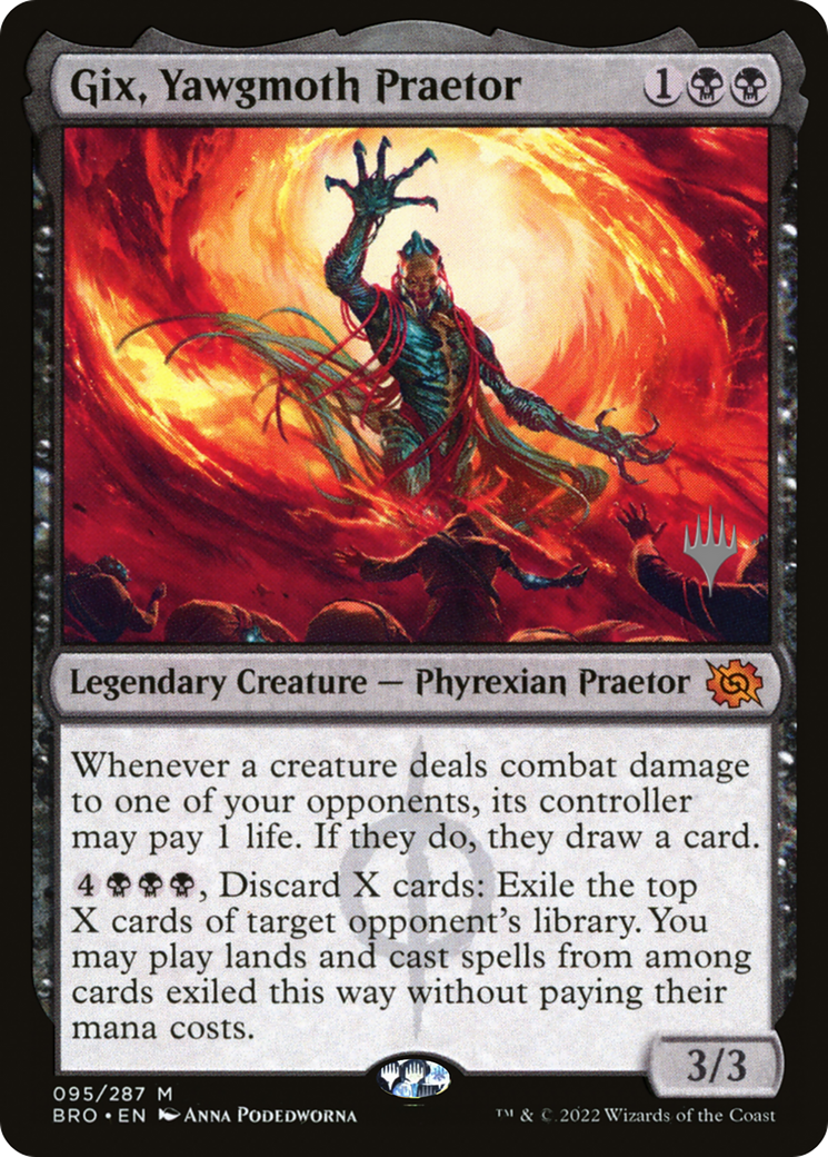 Gix, Yawgmoth Praetor (Promo Pack) [The Brothers' War Promos] | Rook's Games and More
