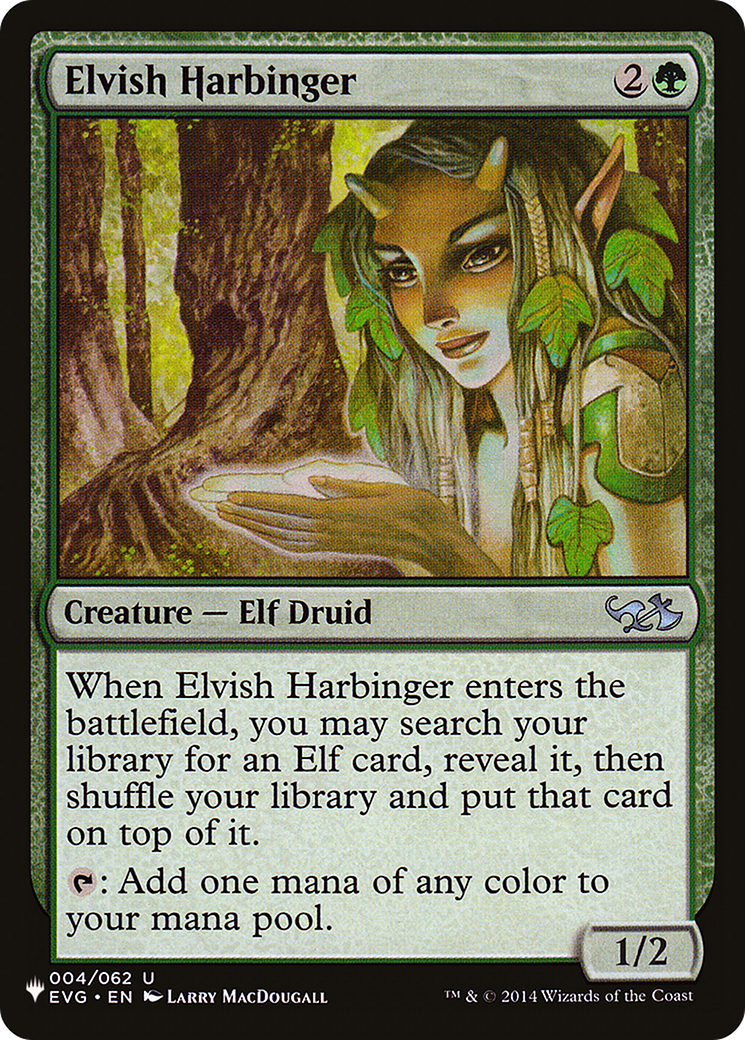 Elvish Harbinger [The List Reprints] | Rook's Games and More