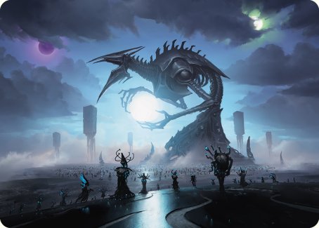 Blue Sun's Twilight Art Card [Phyrexia: All Will Be One Art Series] | Rook's Games and More